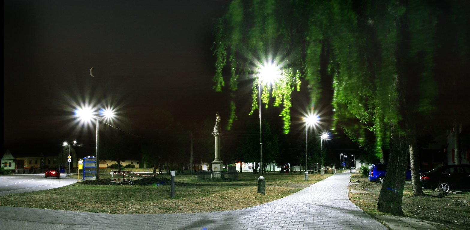 Verejné osvetlenie - mesto Gbely