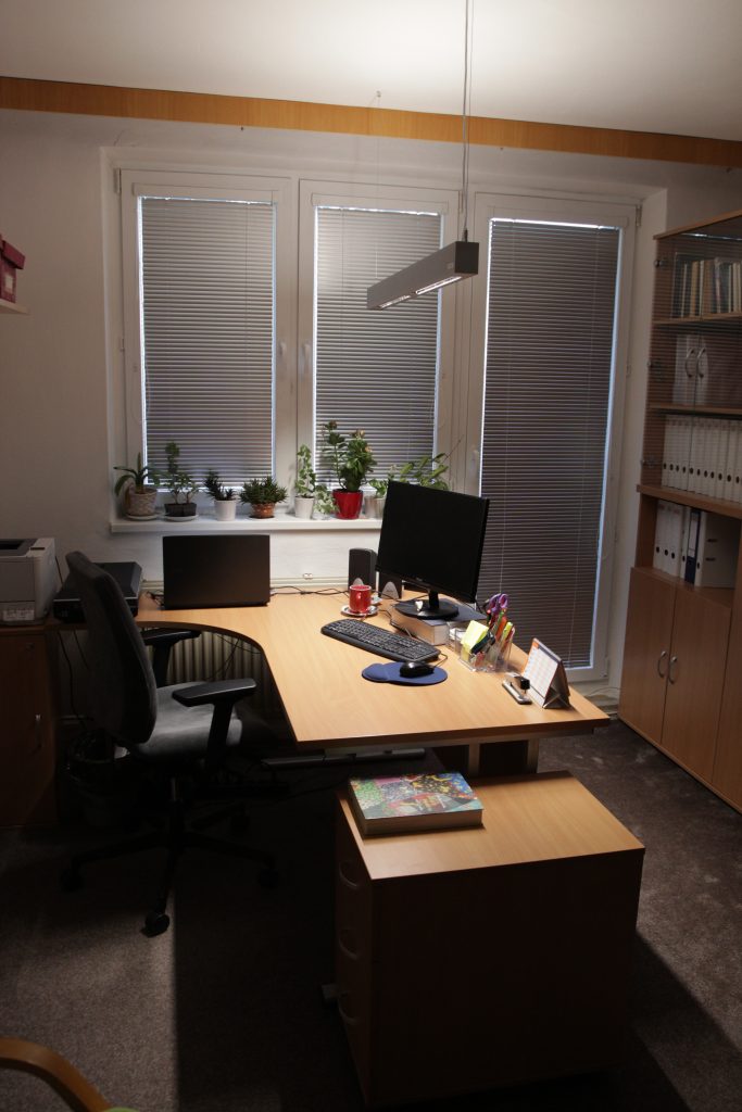 Osvetlenie kancelárie SAV lineárnym svietidlom LOTA N