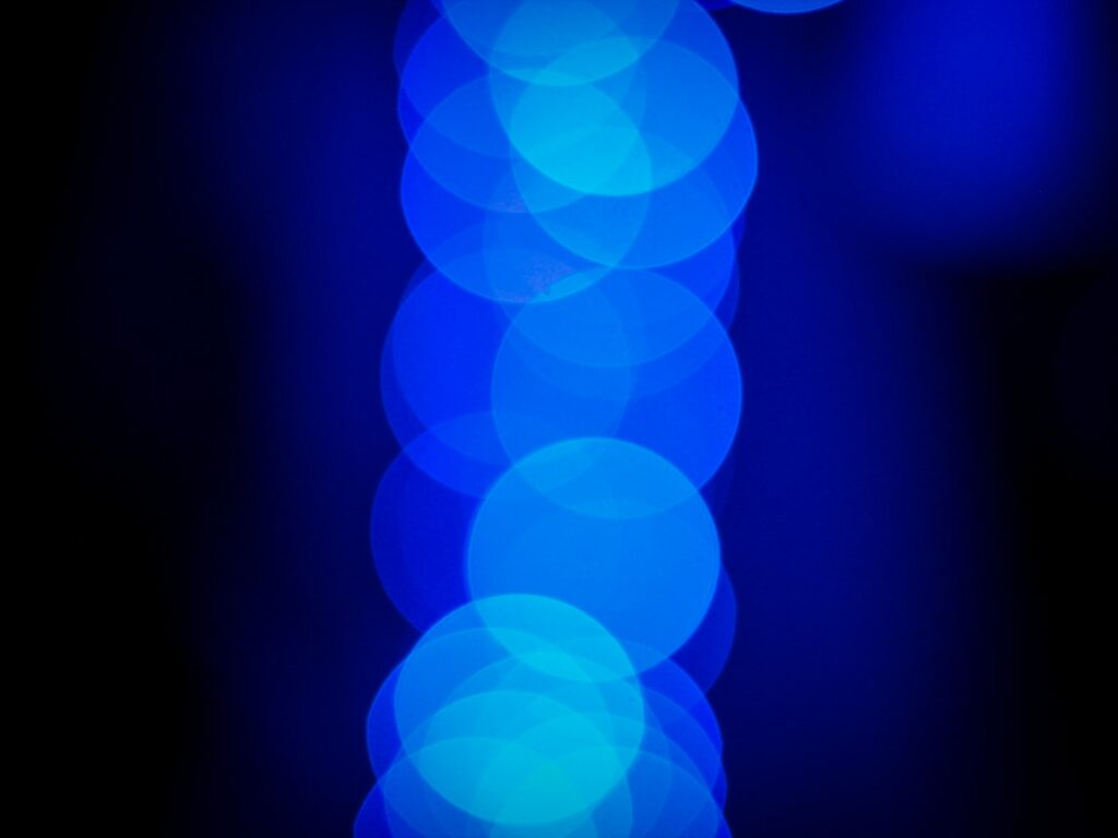 modré svetlo spektrum